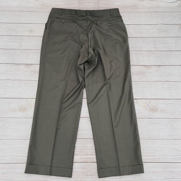 Men's Peerless Couture International 100% Wool Pant Gray Size 40 - Picture 1 of 8